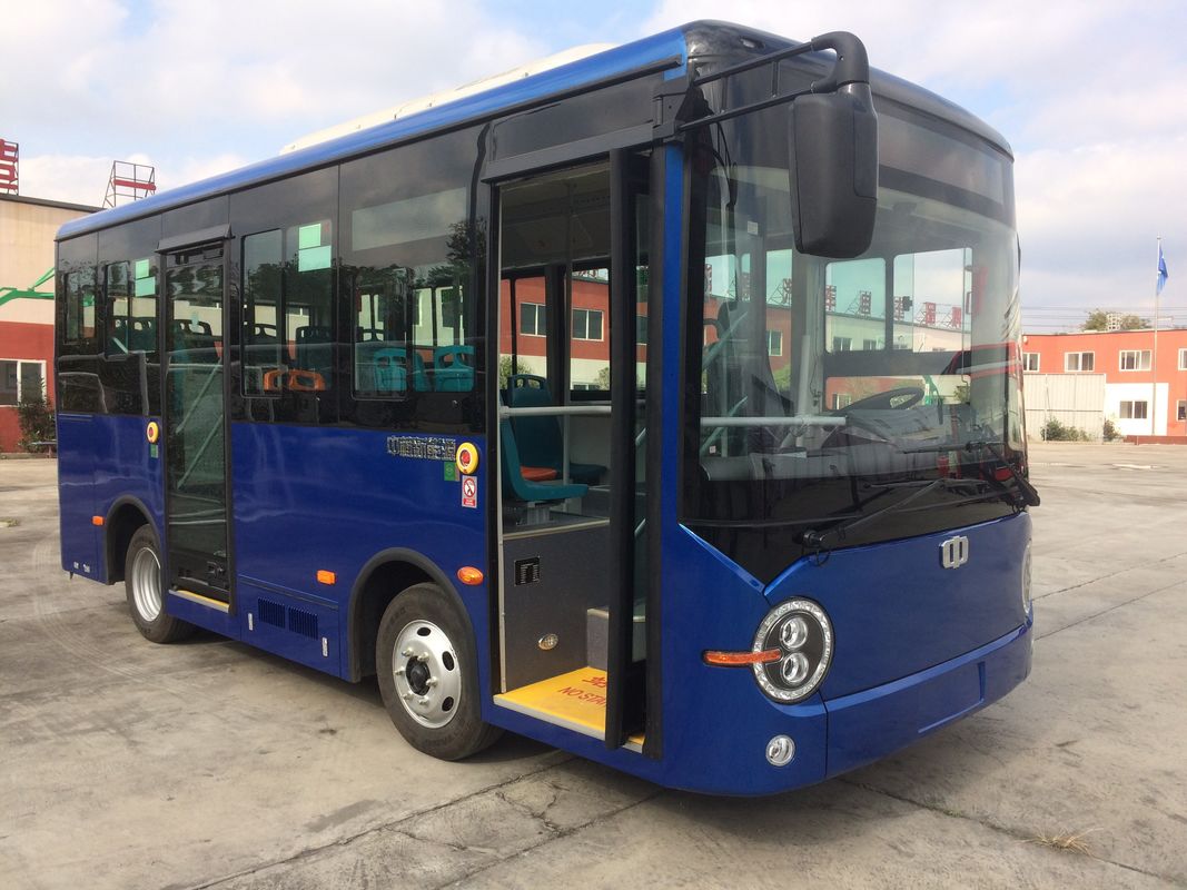 Electric Mini Bus Zero emission EV Minibus opsional 24 kursi untuk transportasi perkotaan.