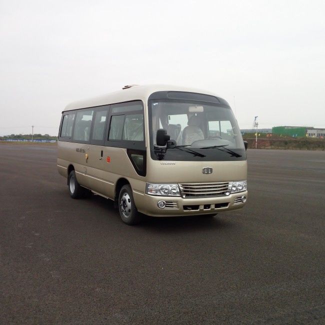 Bus Coaster Mesin Diesel 7m dengan 27 Kursi Suspensi Per daun dan Kemudi Kiri Kanan