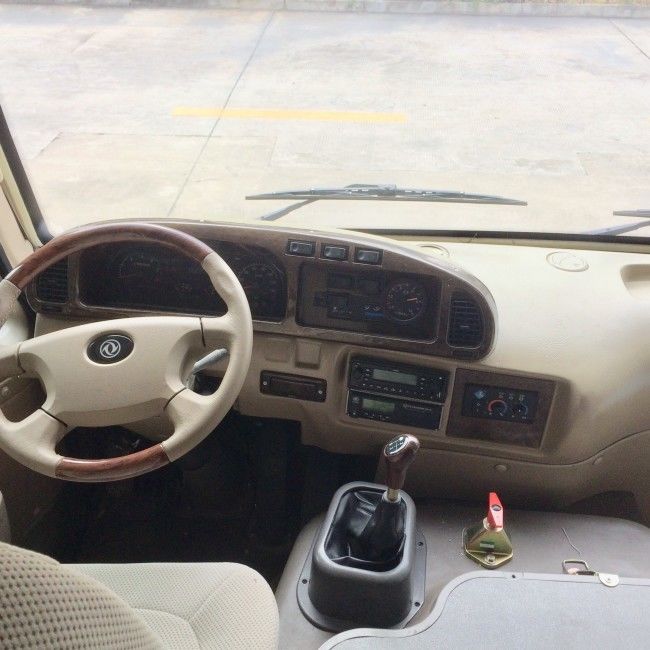 Bus Transportasi Coaster Diesel 7m 25 Seater dengan Emisi Euro 4 dan Suspensi Leaf Spring