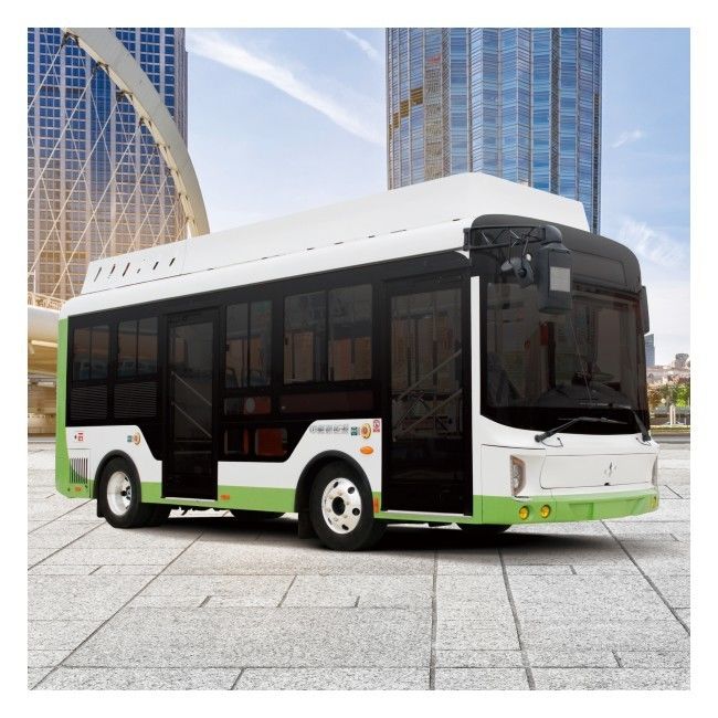 Zero Emission 6.6m LFP Battery Pure Electric Mini Bus Untuk Transportasi Masyarakat