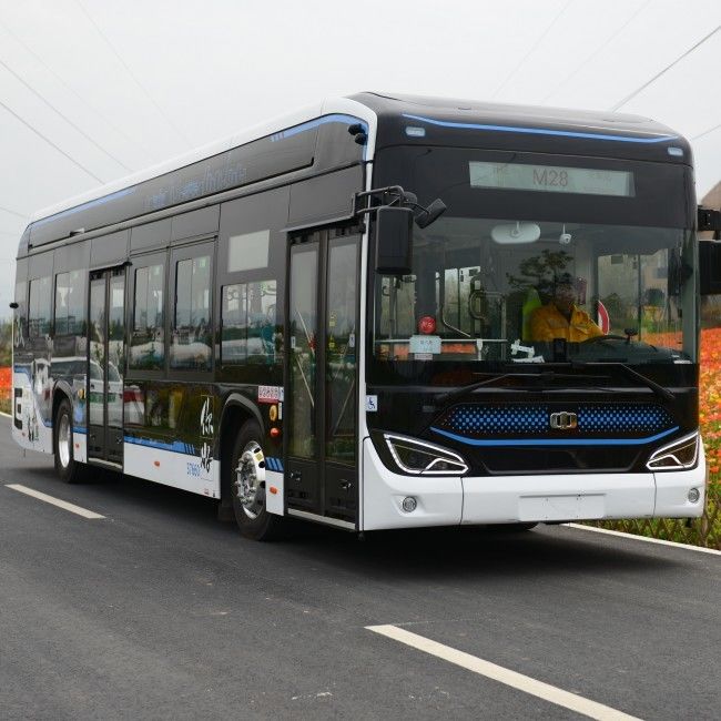 Bus Listrik Baterai Lantai Rendah Pintu Masuk Rendah 12M dengan Baterai 350,07 kWh dan Jarak Tempuh 280-650km