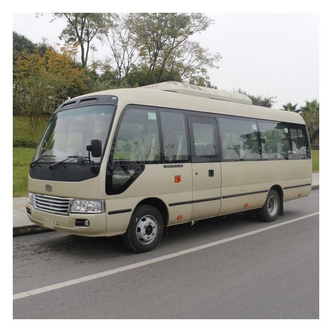 7m Diesel Coaster Bus 25 Seater Manual 5 Gear Untuk transportasi umum.