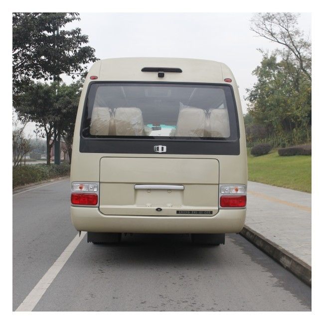 7m Diesel Coaster Buses Leaf Spring 26 Seater Minibus untuk transit pusat kota.