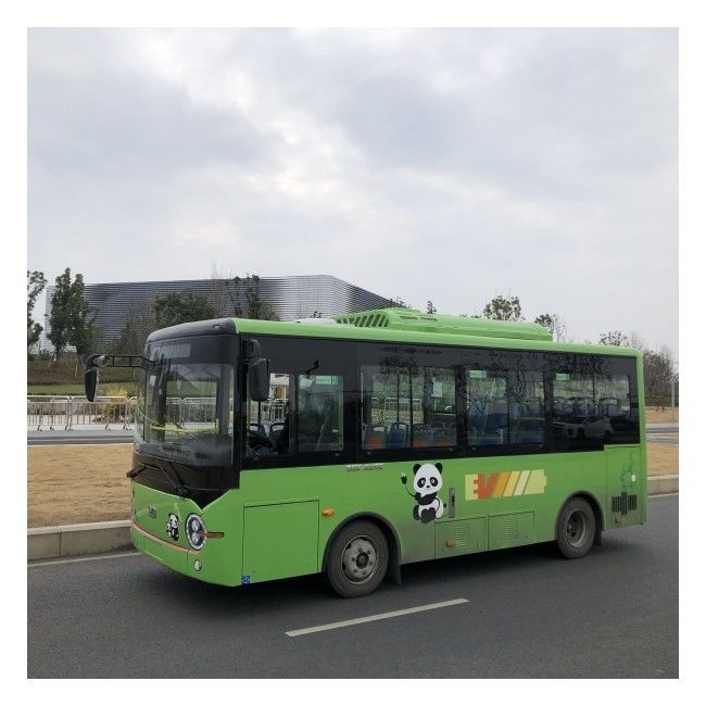 LHD 6.6m E-Bus Bus Listrik Murni Dengan Penutup Lantai Pengisian Daya Kilat