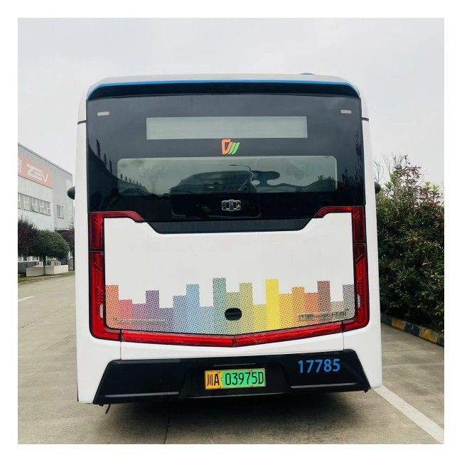 12 M Bus LHD Listrik Murni Bus Innercity EV Otomatis 46 Seater Dengan Suspensi Udara