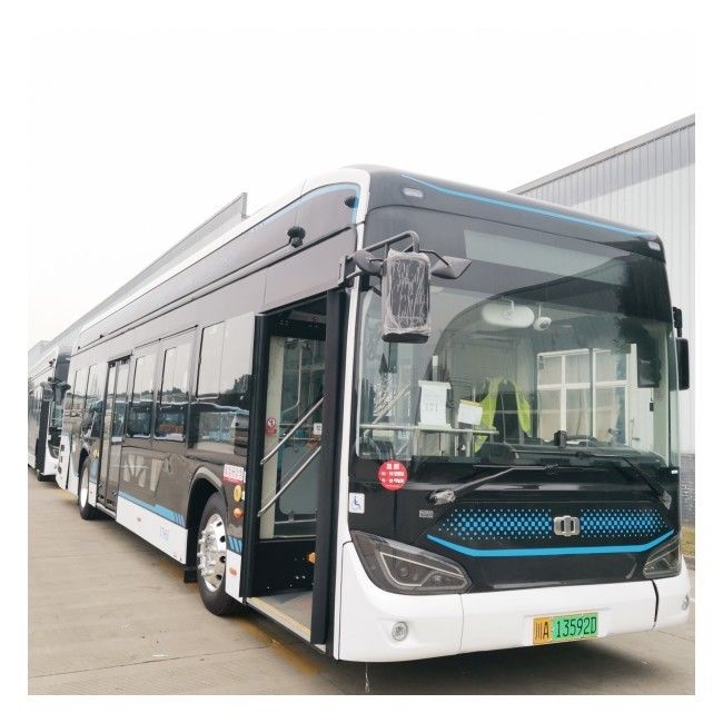 12M Electric City Bus Low Entrance Transportasi Umum Zero Emission Transportasi Umum dengan 46 kursi.