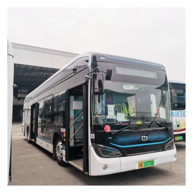 Bus Listrik Murni 12m E Bus Lantai Rendah New Energy Bus 46 Seater untuk transportasi umum.