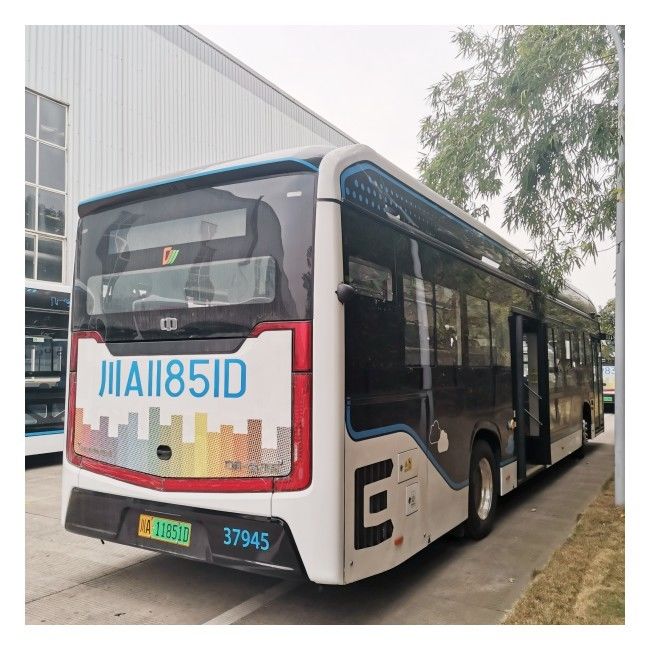 LHD 12m Lantai Rendah E-Bus 280-650km Bus Kota Listrik Dengan 46 Kursi