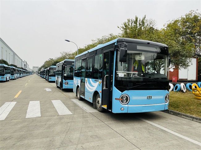 6.6 M LHD Mini Bus Listrik Murni Zero Emisi Untuk Transportasi Komunitas