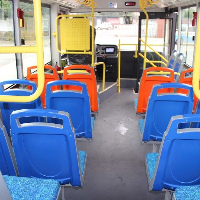 6630*2200*2925 Dimensi Electric Minibus E Bus 6.6m Baterai Bus listrik untuk transportasi umum