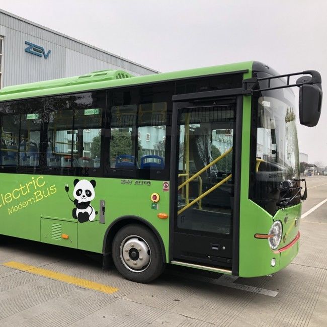 6630*2200*2925 Dimensi Electric Minibus E Bus 6.6m Baterai Bus listrik untuk transportasi umum