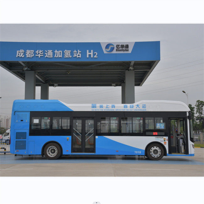 Green Travel 10,5m 27 Kursi Elec City Bus Sel Bahan Bakar Hidrogen LHD 0 Emisi