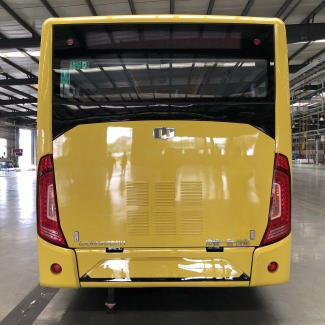 Dua Pintu Bus Listrik Baterai Perkotaan 8m dengan Daya Baterai 198,4kwh 29 Kursi dan Kemudi Kiri