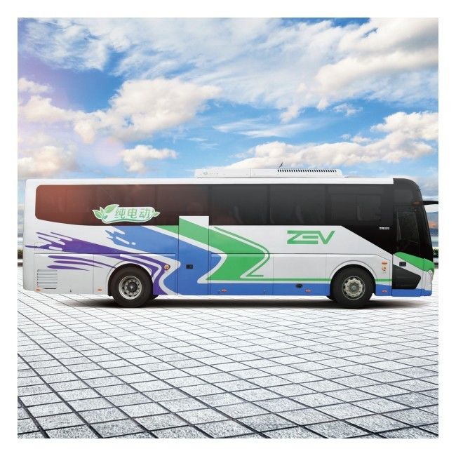 11m 46 Seater Zero Emission Electric Coach Bus Driving Range 250km
