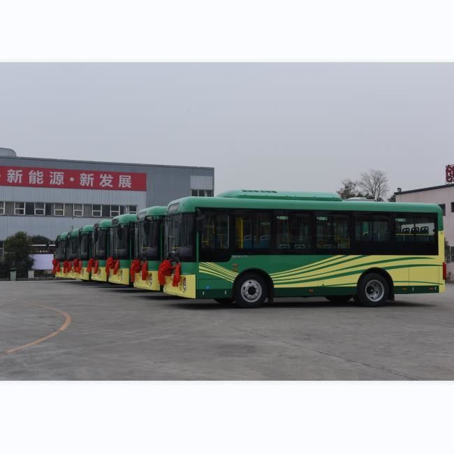 ZEV 7.7m Diesel Kendaraan Bus Kota Mesin Diesel 25 Kursi LHD RHD Dengan AC