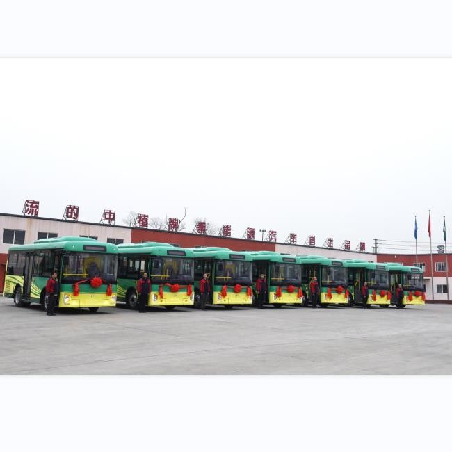 Bus Kota Diesel 25 Kursi LHD RHD 7.7m Dengan Mesin Diesel 4 Silinder Emisi IV