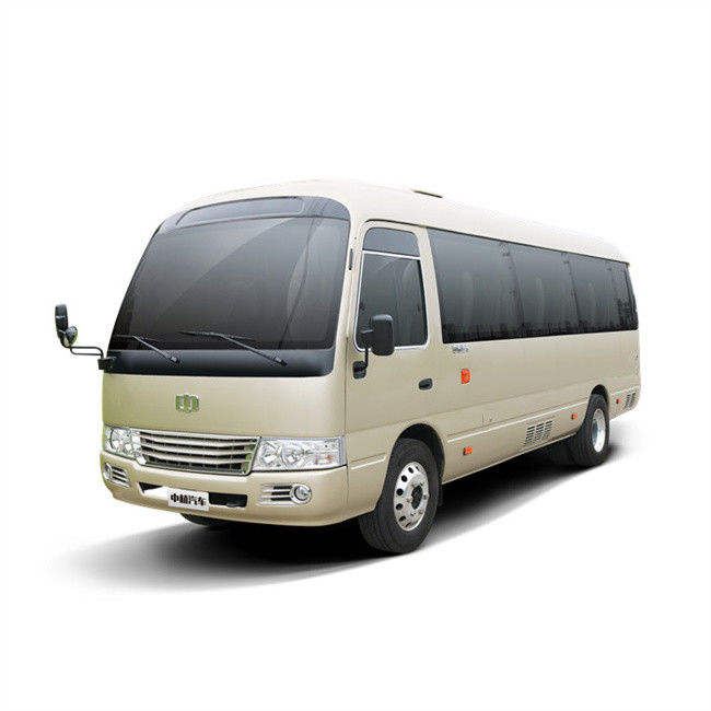 6m Coaster Bus LHD / RHD 26 Seater Air Suspended Bus Dengan Monitor LCD
