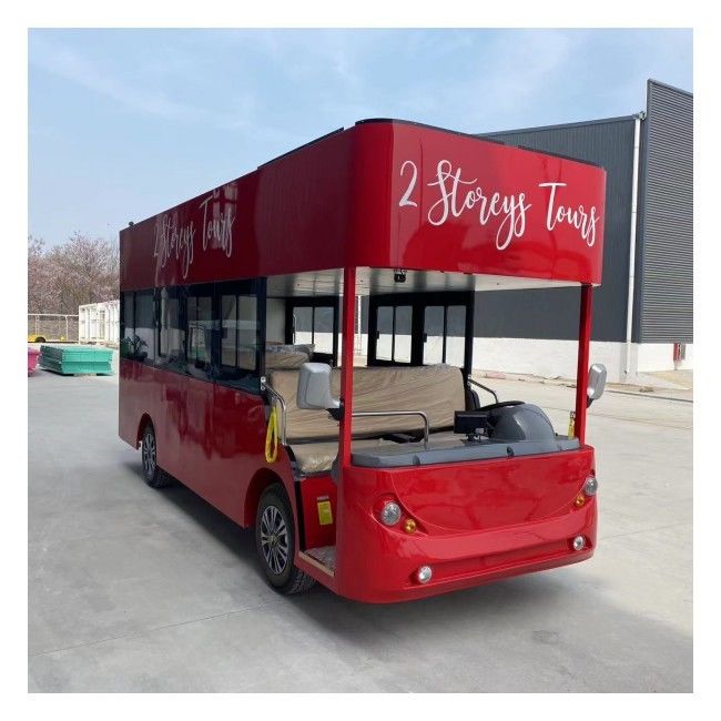 Bus Shuttle Kereta Golf Listrik 6,4 Mts Putar Radium Dengan Kecepatan Tertinggi 30km / H