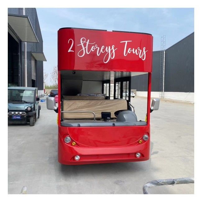 Bus Shuttle Kereta Golf Listrik 6,4 Mts Putar Radium Dengan Kecepatan Tertinggi 30km / H