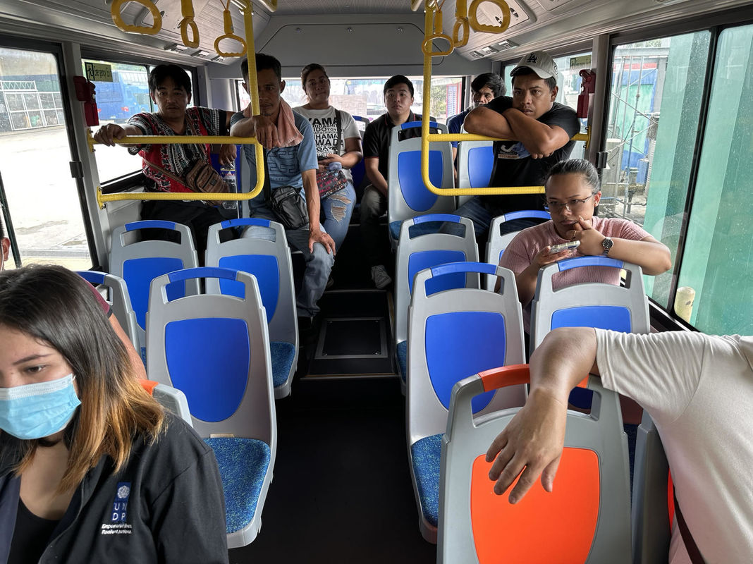 6.6M Electric Urban Transport Bus dengan 16 kursi kemudi kiri dengan AC