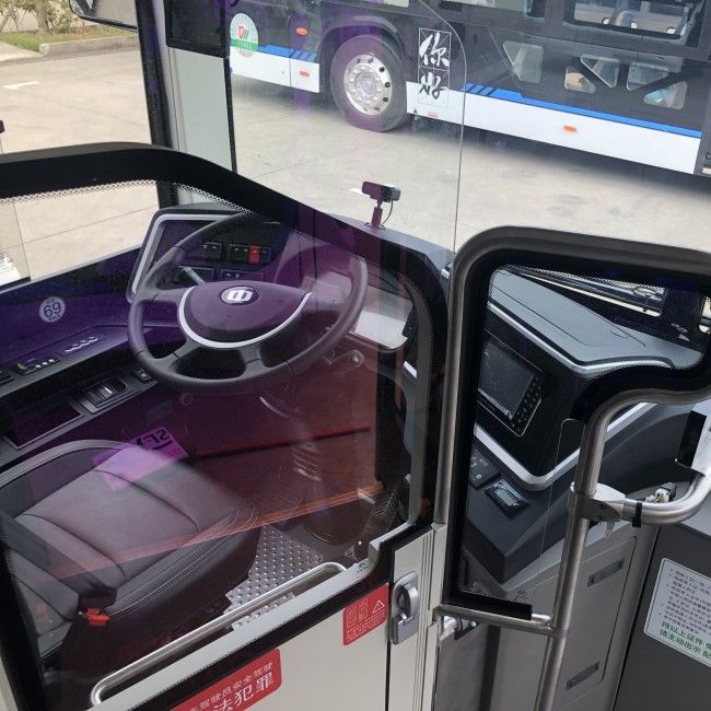 10.5m Bus Listrik Murni Dengan Desain Modern 255 Kwh Range Drive Lebih Dari 230km