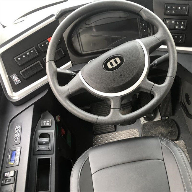 LHD Electric 36 Seater Luxury Passenger Bus dengan wheelbase 12m dan 6200mm untuk perjalanan kota yang nyaman