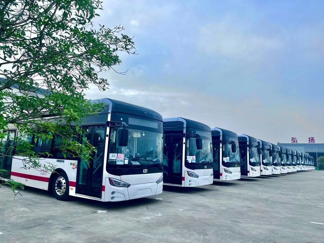 Bus listrik murni dengan baterai lithium-ion 255kwh Baterai daya