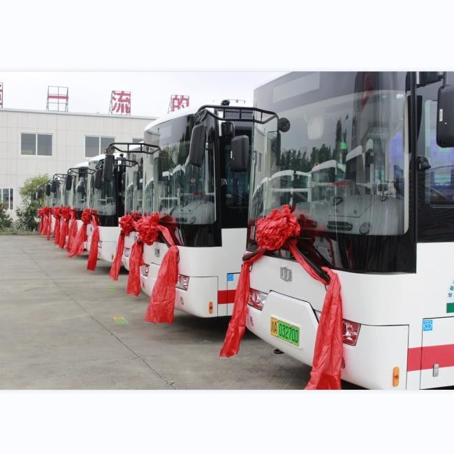 6.6m 23 kursi Electric City Buses LHD RHD 270KM Mileage untuk transportasi kota