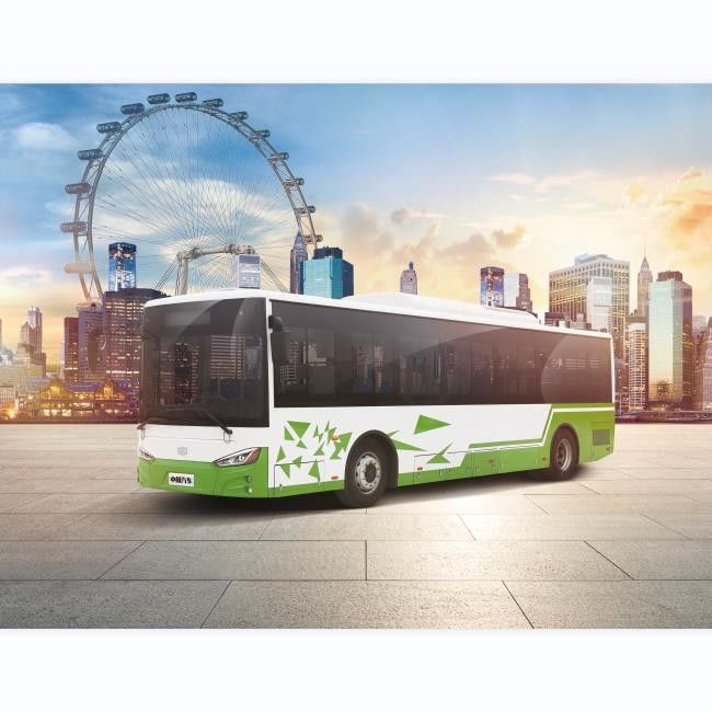 10.5m Bus Listrik Murni EV Bus Bus Jarak Panjang Bus 250km dengan 30 Seater Untuk Transportasi Umum