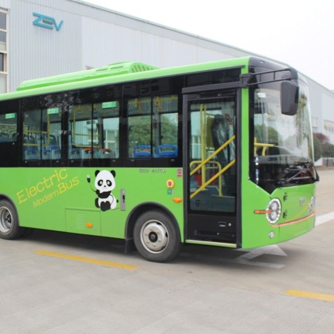 6.6m Electric City Bus Zero Emission ZEV Bus LHD RHD 24 Seater Untuk Transportasi Perkotaan