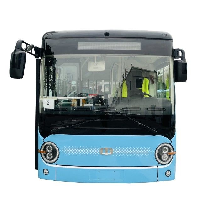 Electric Minibuses 6.6m Zero Emission Minibus Ebus Dua Langkah dan Transmisi Otomatis
