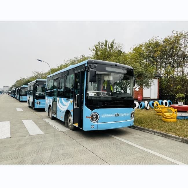6.6m ZEV Bus Energi Baru Bus Zero Emisi Dua Pintu dengan 16 kursi penumpang