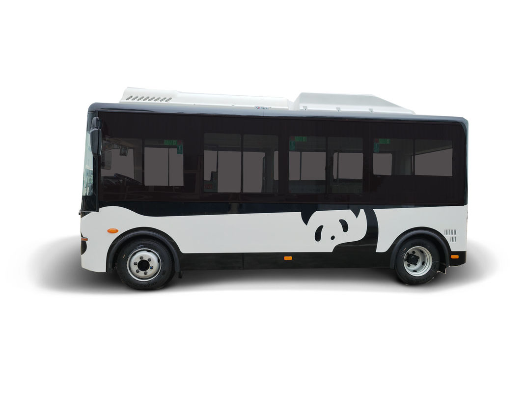 5.9m Electric Mini Buses Electric Van 14 Seater Bus penumpang untuk transportasi umum.