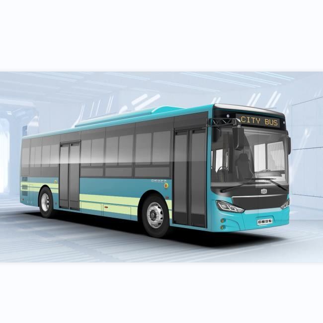 10.5m Battery Electric Buses bus penumpang kota 30 kursi EV bus angkutan umum.