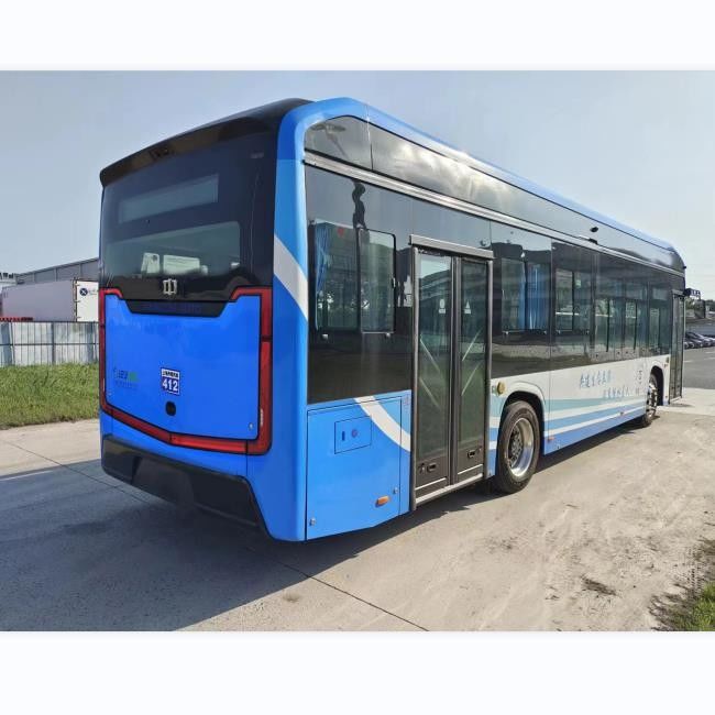 10.5m Electric City Bus Fast Charge Electric Bus ev bus umum 30 kursi untuk transportasi perkotaan.