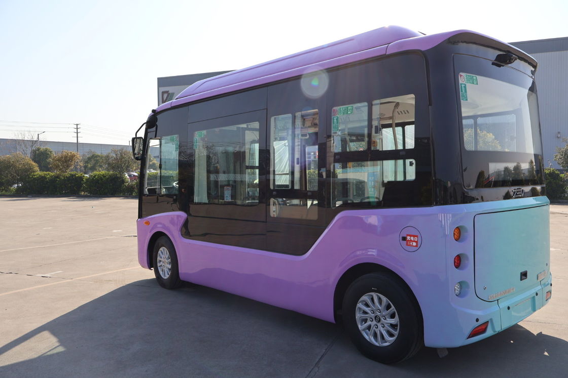 5.4m Mini Electric Bus 11 Seater Long Range Battery Electric Bus untuk Transportasi Perkotaan