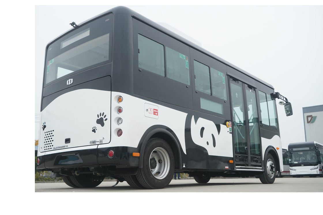 Bus Listrik Murni Kendaraan transportasi umum dengan emisi nol bus mini listrik.