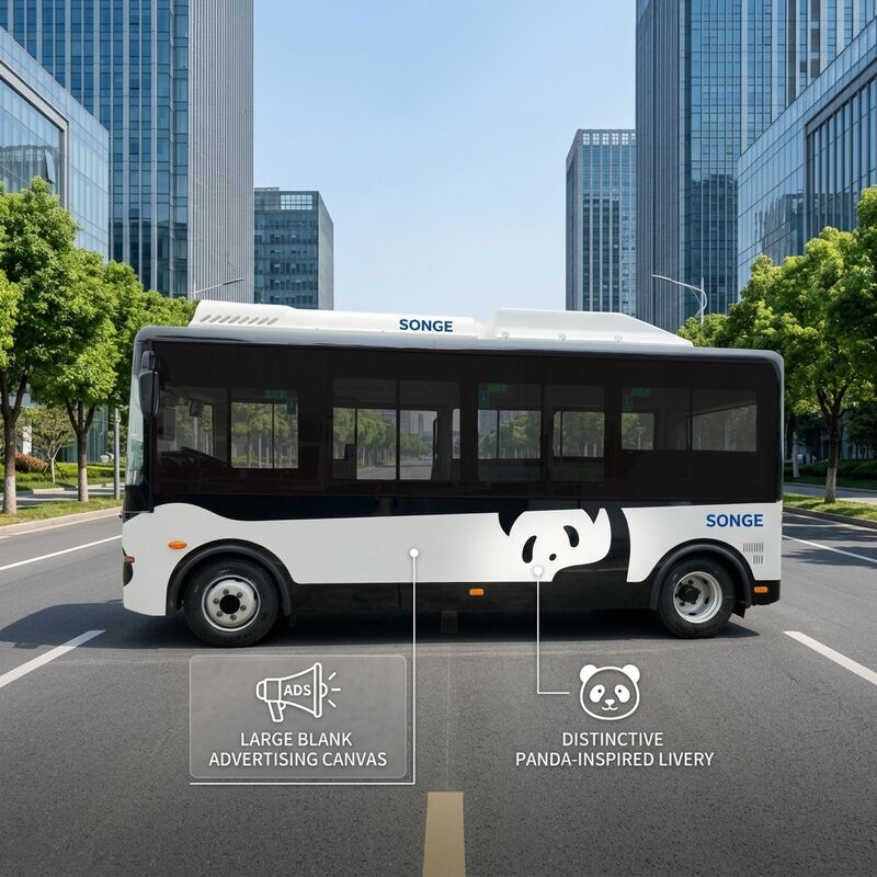 5.9m 14 Seater Electric Mini Bus EV Bus Bus Kota Komersial New Energy Van