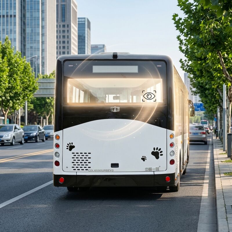 5.9m Electric Mini Buses Electric Van 14 Seater Bus penumpang untuk transportasi umum.