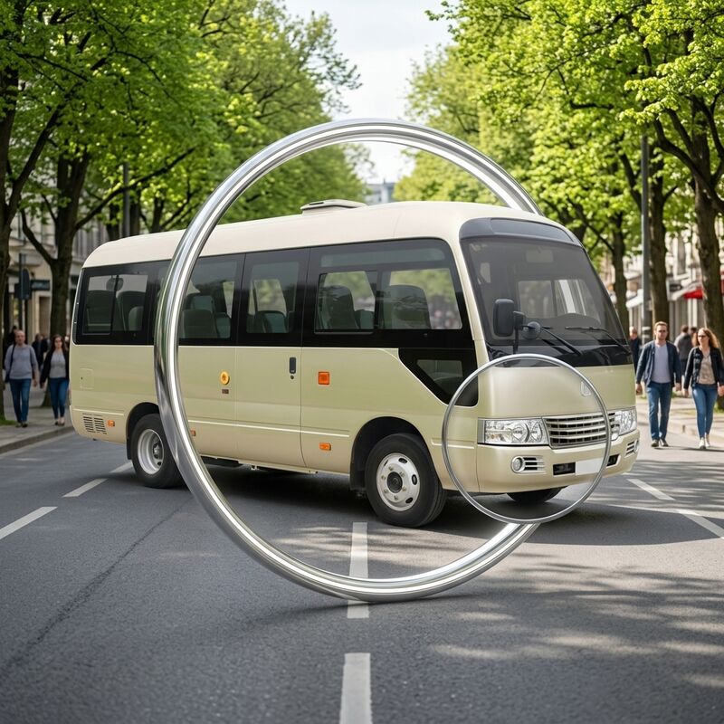 6m Diesel Coaster Bus Transit minibus Dengan 19 kursi Kecepatan tertinggi 100km/H