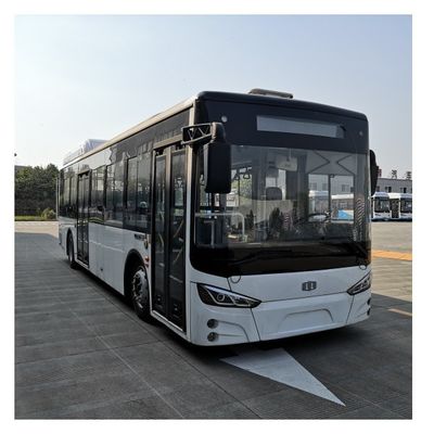 10.5m Transportasi Umum Baterai Bus Listrik dengan 2800N.m Max Torque LiFePo4 Baterai dan 250km driving range