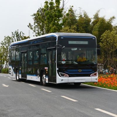 Bus Listrik Baterai EV Lantai Rendah 12m dengan Suspensi Udara dan Baterai 350,07 kWh