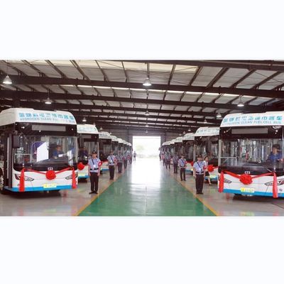 10,5m 27 Kursi Bus Sel Bahan Bakar Hidrogen Listrik LHD Nol Emisi