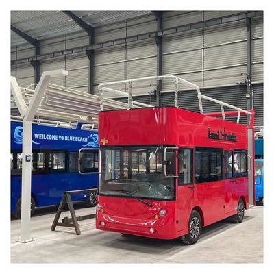 Kereta Golf Kustom Listrik Double Decker dengan Garansi 1 Tahun 5390x1710x3060mm