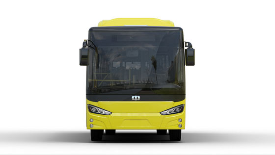 Bus Listrik Baterai Perkotaan Dua Pintu 8m LHD 29 Kursi Daya Baterai 198.4kwh