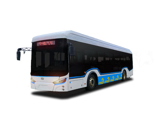 10.5m New Energy Electric Tour Bus Dengan Lithium-Ion Battery Monocoque Struktur