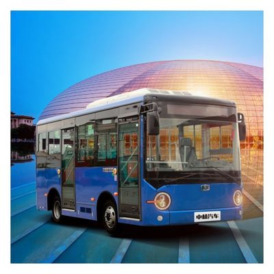 6m 15 Seater Mini Bus Low Entry Untuk Transportasi Perkotaan Layanan Bus Kota