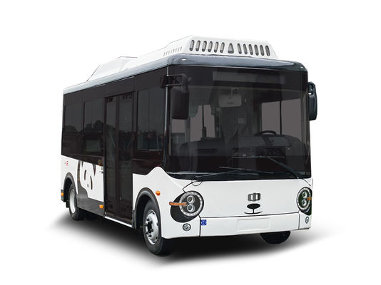 5.9m Elektronik Minibus low entry 14 kursi bus listrik kota untuk transportasi kota.