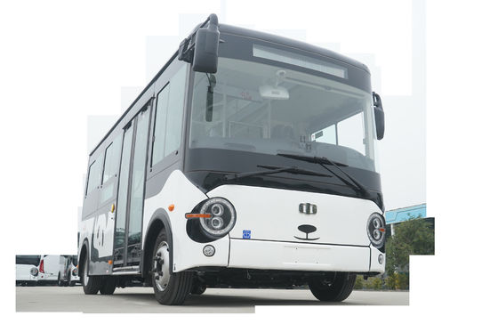 Bus Listrik Murni Kendaraan transportasi umum dengan emisi nol bus mini listrik.