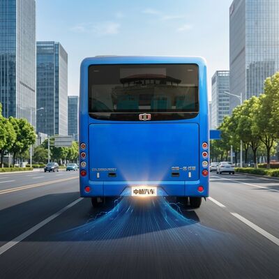 5.9M 14 kursi Battery Electric City Bus Kendaraan listrik murni untuk bus angkutan umum ke pusat kota.
